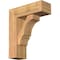 Ekena Millwork Balboa Block Smooth Bracket w/ Offset Brace, Western Red Cedar, 7 1/2"W x 22"D x 26"H BKT0806X22X26BOA05SWR - alternate 1